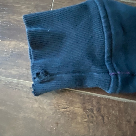 Lululemon Black Scuba Zip Up Hoodie Pink Lining Size 6 - Picture 12 of 12